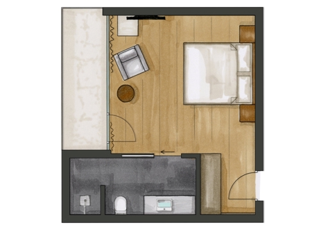 Residence Komfortzimmer | Aquagarden-5