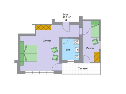 Römerrast Suite east balcony / Dolomite view image 1