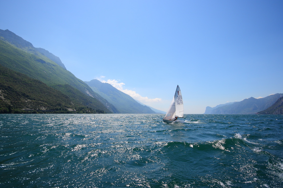 Sailing at Lake Garda
