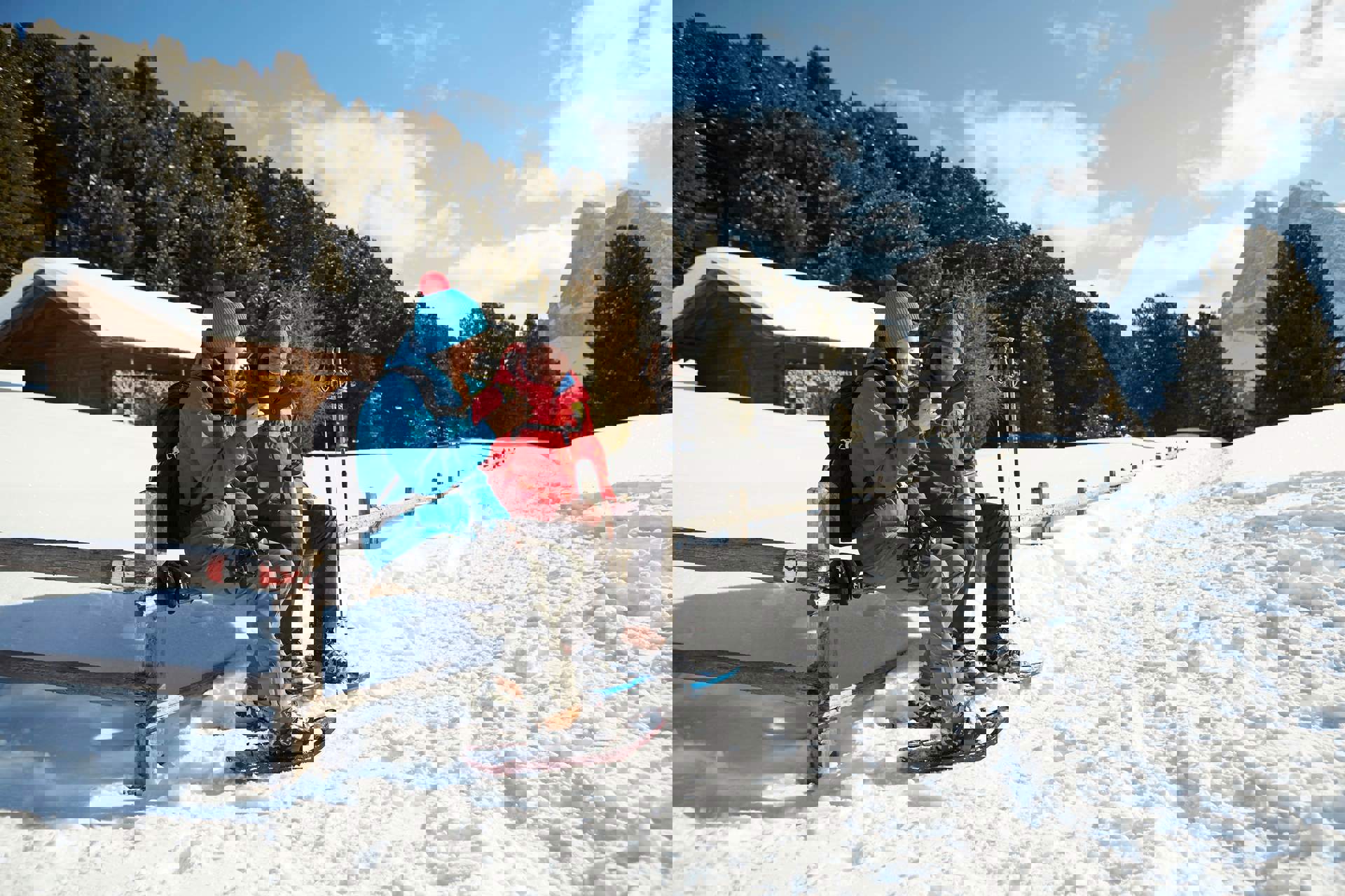 Schneeschuhwandern im Eisacktal Schneeschuhwandern im Eisacktal