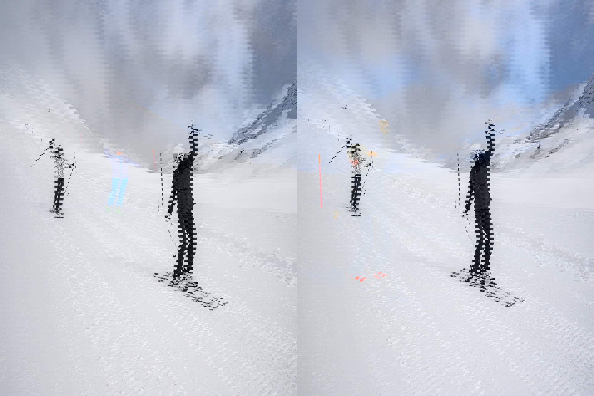 Skifahren am Schnalstaler Gletscher Skifahren am Schnalstaler Gletscher