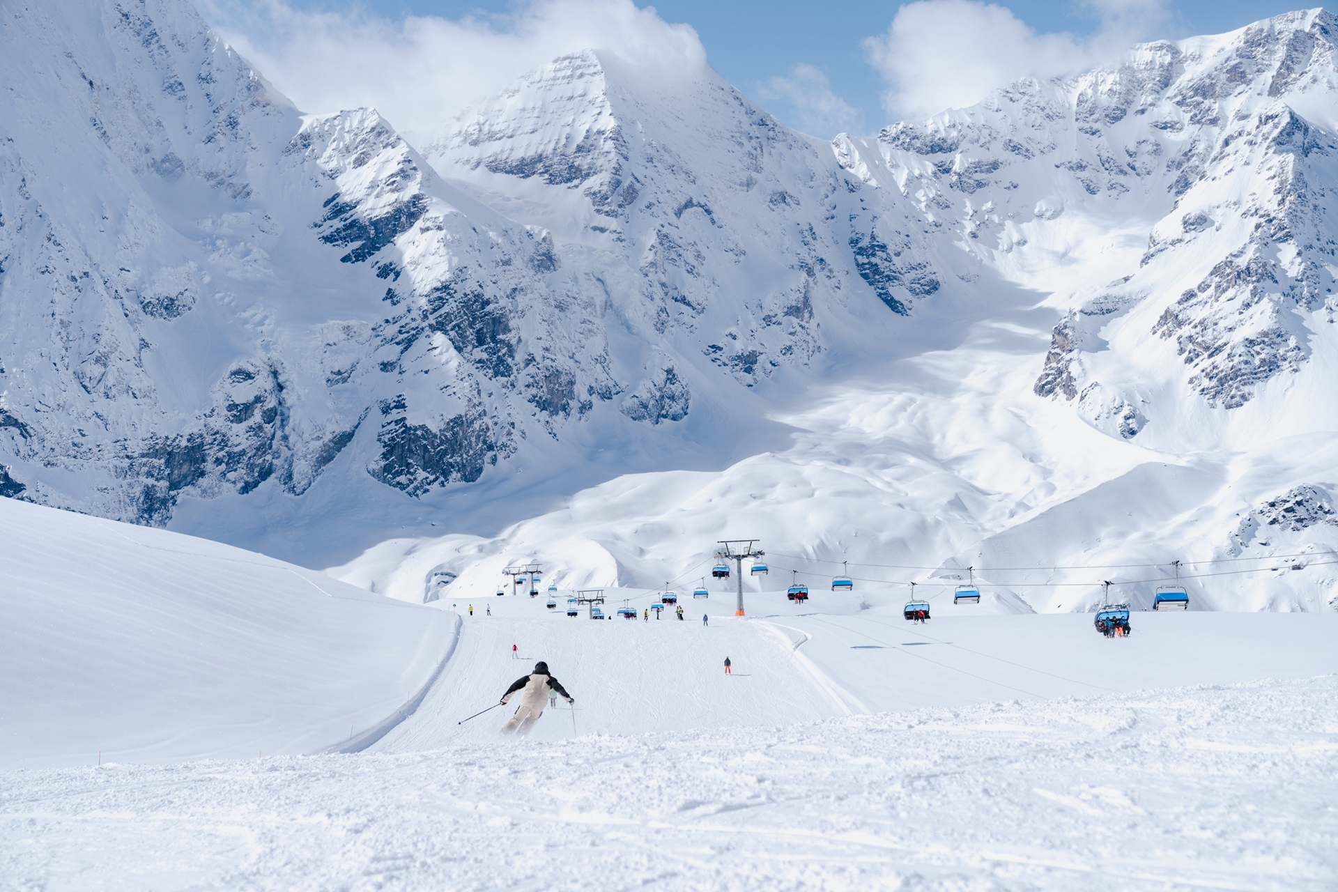 Skiing in Sulden Skiing in Sulden