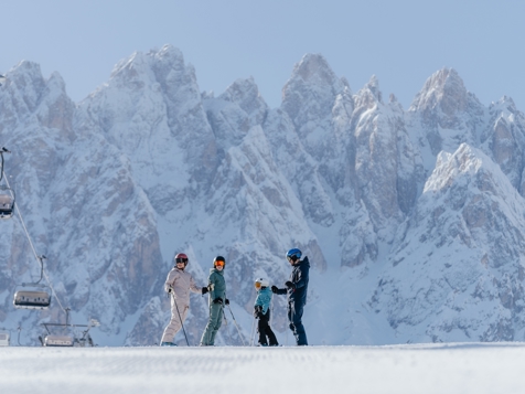 Skiing on Haunold