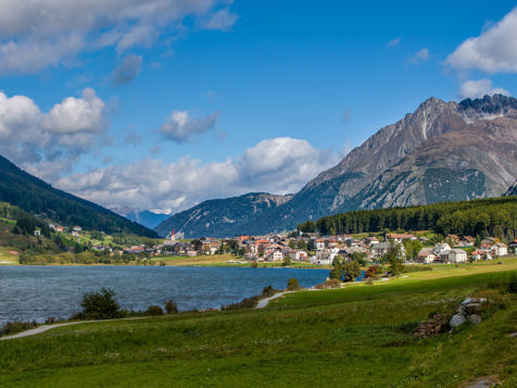 St. Valentin auf der Haide on the shore of Lake Haider