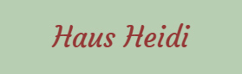 Haus Heidi Logo