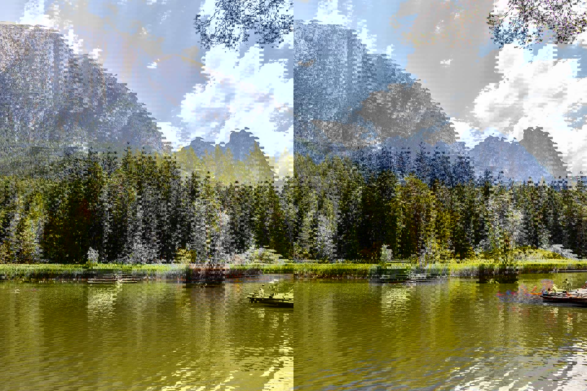 Swimming pond Völs am Schlern Swimming pond Völs am Schlern