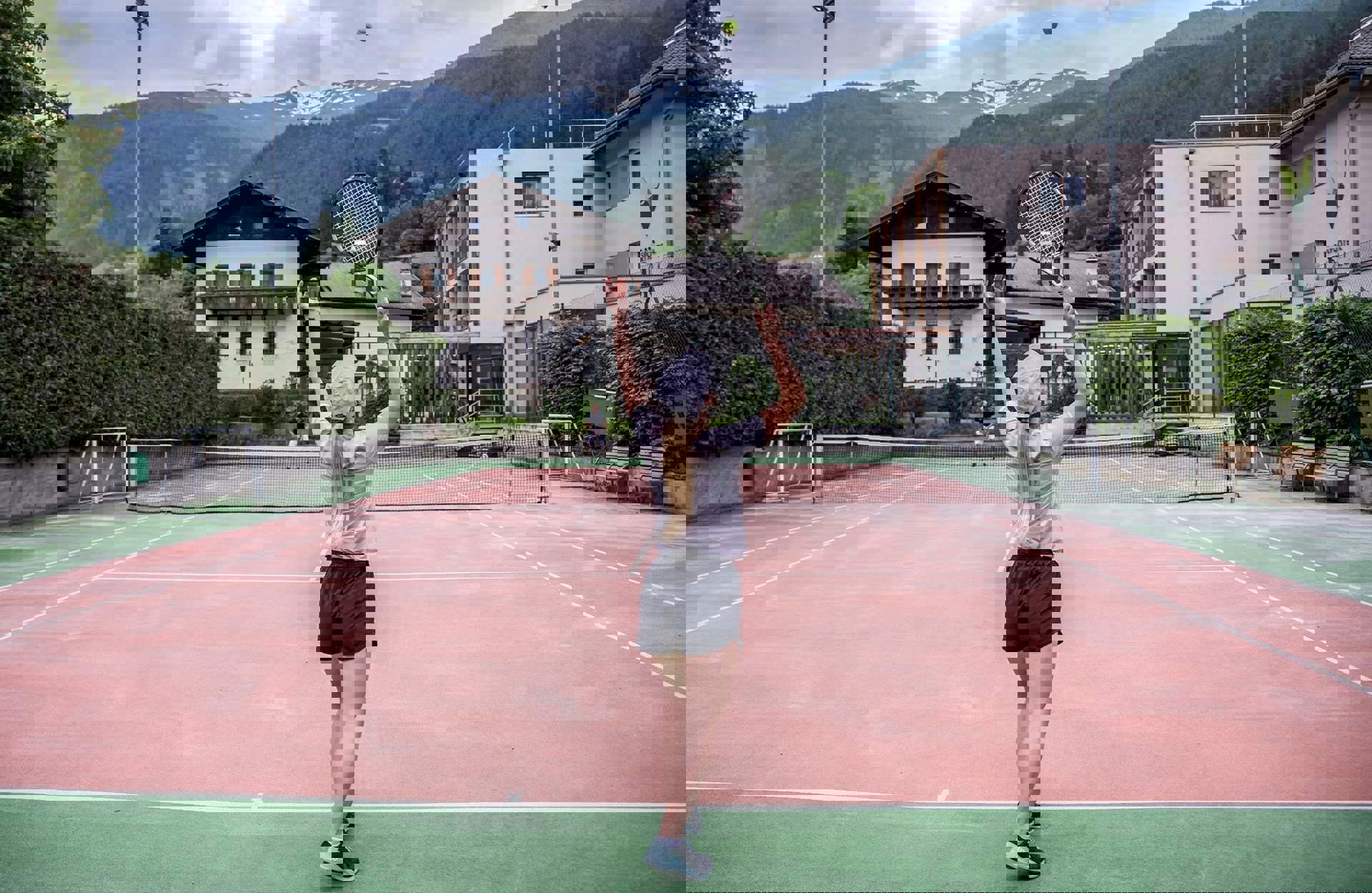 Tennis court of the Sporthotel Zoll Tennis court of the Sporthotel Zoll