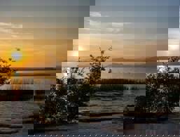 Tramonto sul lago di Garda