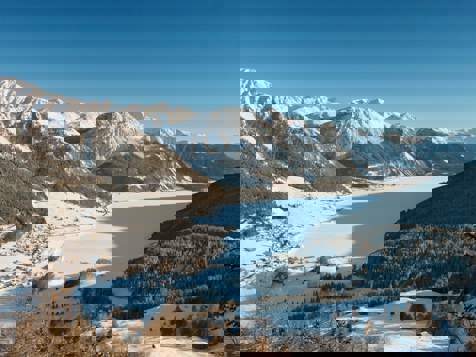 Winter at Reschen pass