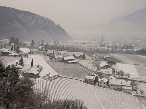 Winter in the wine village of Terlan
